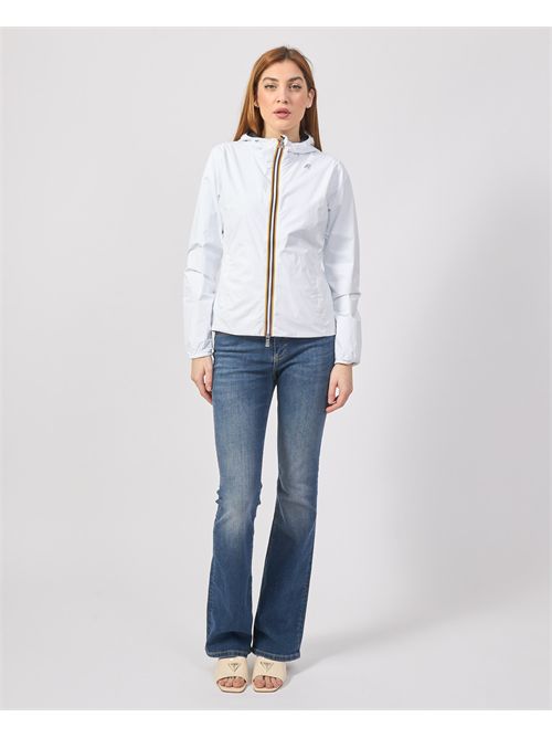 Lily plus reversible women's short jacket K-WAY | K41317W-LILY PLUS.2 DOUBLEAOZ